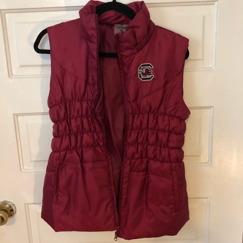 USC Gamecock Full Zip Vest